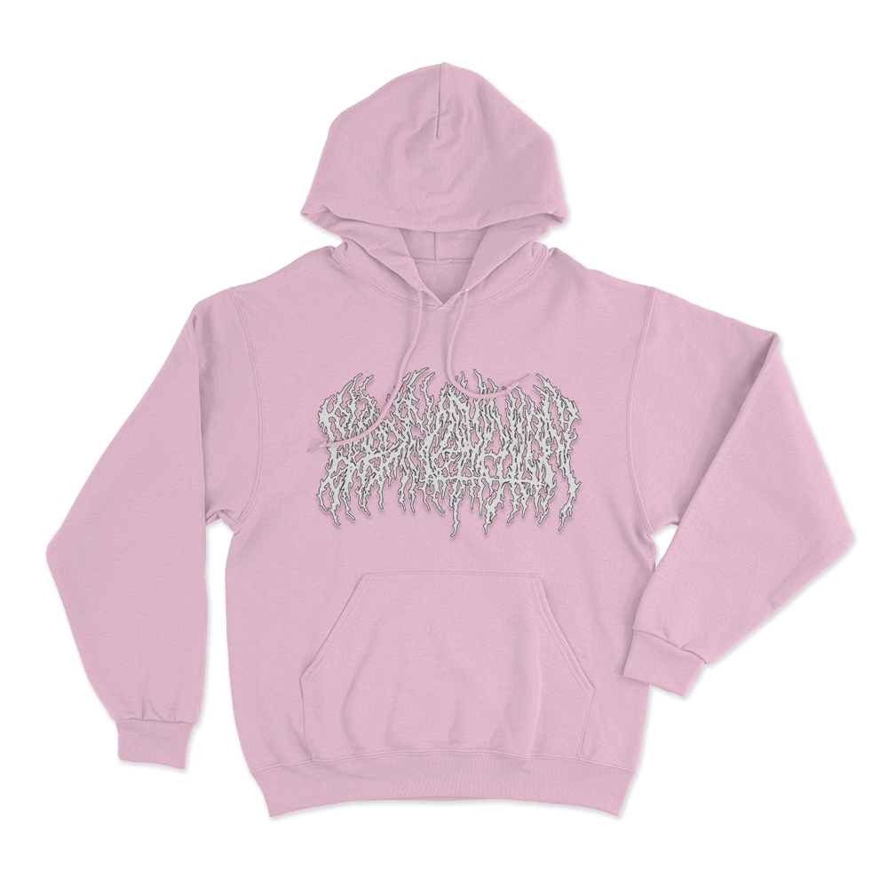 Blood Incantation Band Logo Unisex Hoodie Pink Blood Incantation Band Logo Unisex Hoodie Pink