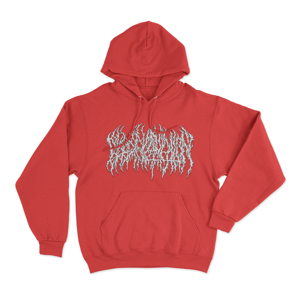 Blood Incantation Band Logo Unisex Hoodie Red Blood Incantation Band Logo Unisex Hoodie Red