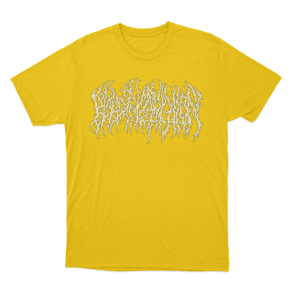 Blood Incantation Band Logo Unisex T Shirt Yellow Blood Incantation Band Logo Unisex T Shirt Yellow