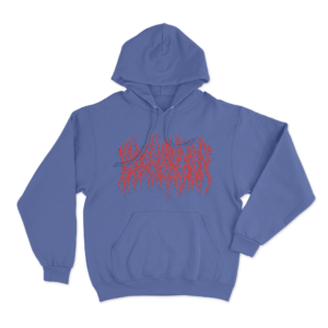 Blood Incantation Logo Unisex Hoodie Blue