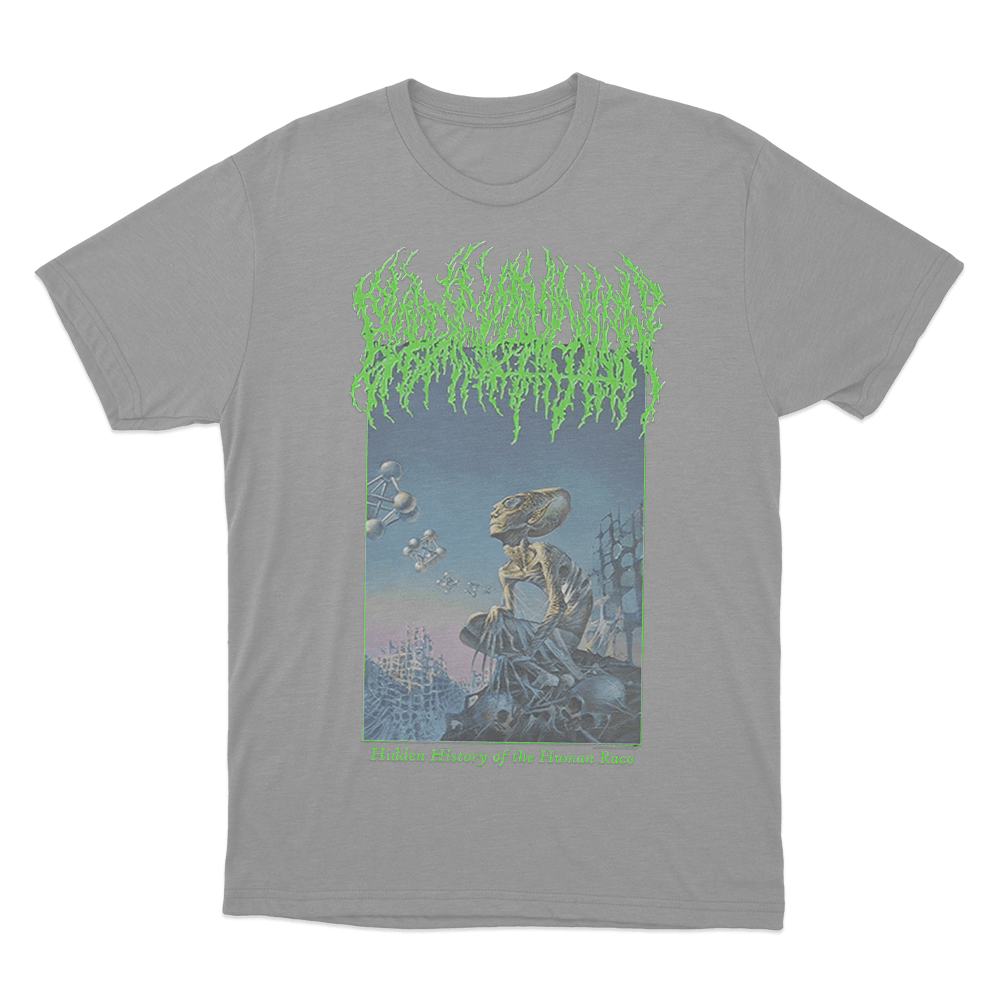 Hidden History Of The Human Race Cover Unisex T Shirt Grey Hidden History Of The Human Race Cover Unisex T Shirt Grey