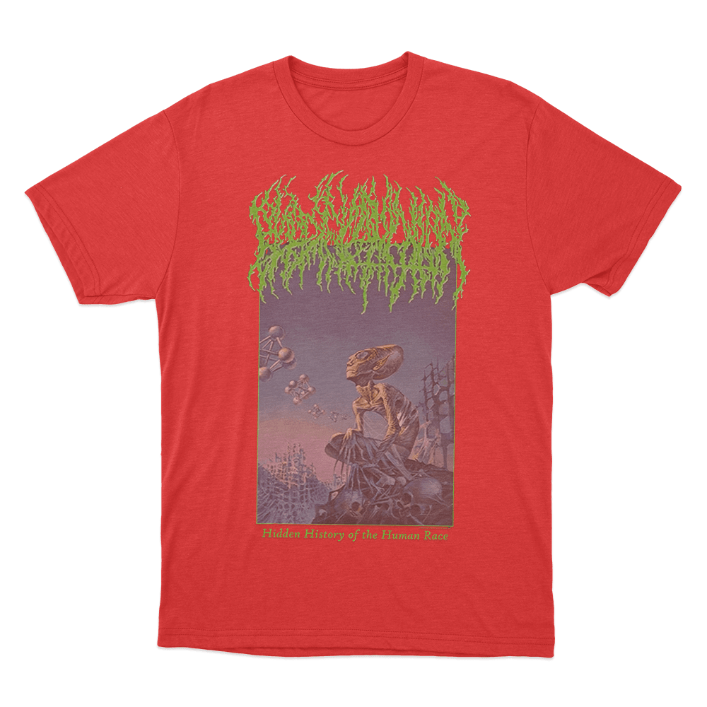 Hidden History Of The Human Race Cover Unisex T Shirt Red Hidden History Of The Human Race Cover Unisex T Shirt Red