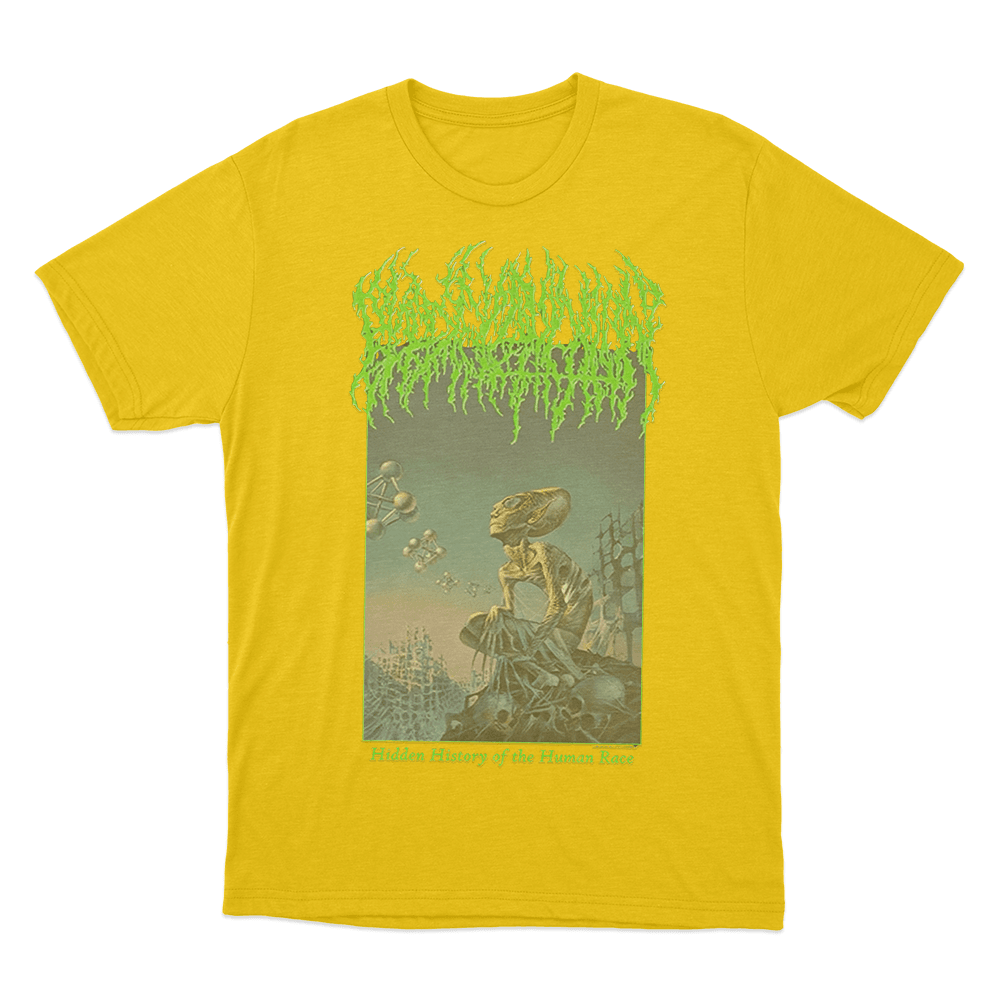 Hidden History Of The Human Race Cover Unisex T Shirt Yellow Hidden History Of The Human Race Cover Unisex T Shirt Yellow